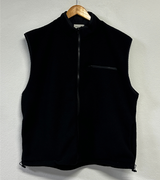 FLEECE LAYERED VEST ZIP UP💚💙🖤🧡4COLOR