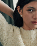 [925 silver] Deux.silver.203 / エペコートピアス (シルバー)