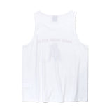 K プリントスリーブレスTシャツ / K PRINTING SLEEVLESS T-WHITE