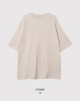 ミルクレイヤードルーズフィットショートスリーブTシャツ (5color)