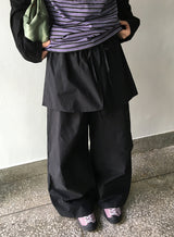Cardin Cotton Banding Skirt Pants