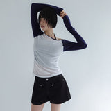 [Nevind] Rivet Raw Denim Short Pants - 2 Colors