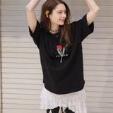 Tulip artwork T-shirt (2color)