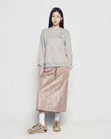 26SS WOMAN ナイロンシャーリングロングスカート