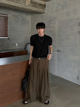 Robel Pintuck Balloon Wide Slacks