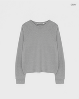 [B-BASIC] スタンダードナグランスウェットシャツ長袖Tシャツ