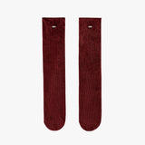 ベルベットミドルソックス (BURGUNDY)