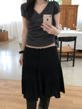 Elin Lace Puff Short-Sleeved T-shirt (2 colors)