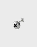 [925silver] スクリュー ピアス