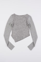 Gemma cut-out knit top