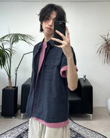 Kea Two-Pocket Crop Check Shirt