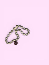"D"DARK PEACH CRUSH(custom necklace)カスタムネックレス*金属アレルギー対応