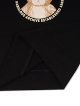 Women's Regular Fit Bear Friends クロップドスウェットシャツ ブラック (FCF1TS202W)