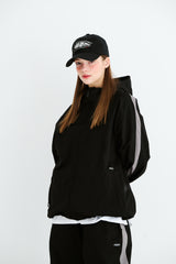 SP LINE HOODED JACKET BLACK