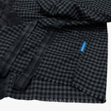 double check deconstructed shirt_black