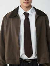 Solid Brown Tie
