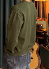 Steady Crop V-Neck Cozy Knit 4COLOR
