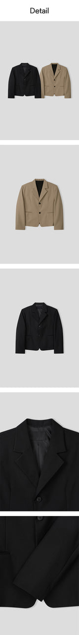[S/F] Minimal クロップブレザー(2color)