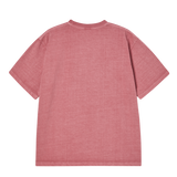 25SS シンプルロゴピグメントショートスリーブTシャツ ピンク