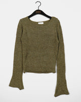Jinning Thin Fit Mohair Inner Long Sleeve Knitwear