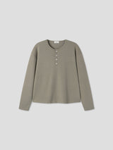 [ 1+1 ] Layered Henley Neck