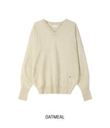 Solar Linen V-neck Knit