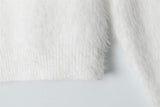 Potential Off-Shoulder Angora Knit