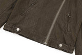 Romy Washed Leather Rider Jacket