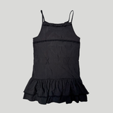 RUFFLE BUTTON DRESS