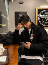  Logane Drake Cash-Like Half Zip-Up Knit