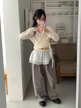 GLITTER CANCAN LAYERED SKIRT (2C)