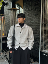 INF High-neck cardigan