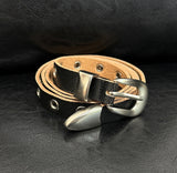 Ratton Crack Long Eyelet Leather Belt