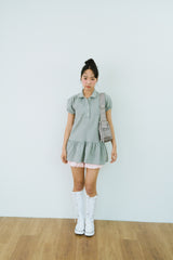 SOFTY DOT PIQUE DRESS 