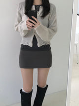 Mohair Backless Cardigan (3 colors)