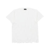 damage cutting t-shirt (white)