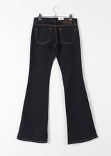 DEEP SLIM BOOTS CUT DENIM