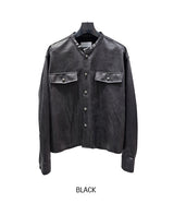 Karoo Python Leather Crop Jacket