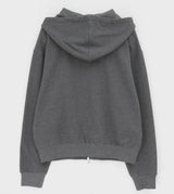 [MADE] Wiggy Applique Loose Fit Hooded Zip-up