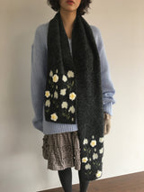 Daisy Wool Touch Muffler (2color)