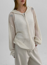 [MADE] Ernin Summer Knit Hooded Zip-up