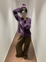 Wavy wide pants (3color)