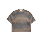 ASCLO クレヨンマルチボーダー半袖Tシャツ (3color)