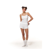 LACE PAJAMA PANTS - WHITE