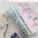 Half white binder
