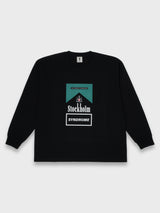 シガレットLS Tシャツ- BLACK