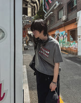 Blossom プリントピグメント半袖Tシャツ