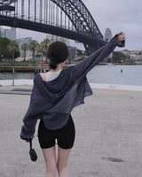 [MADE] Hooded summer checkered shirt