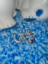 Big ball piercing ring