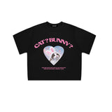 キャット&バニークロップTシャツ [4COLOR]